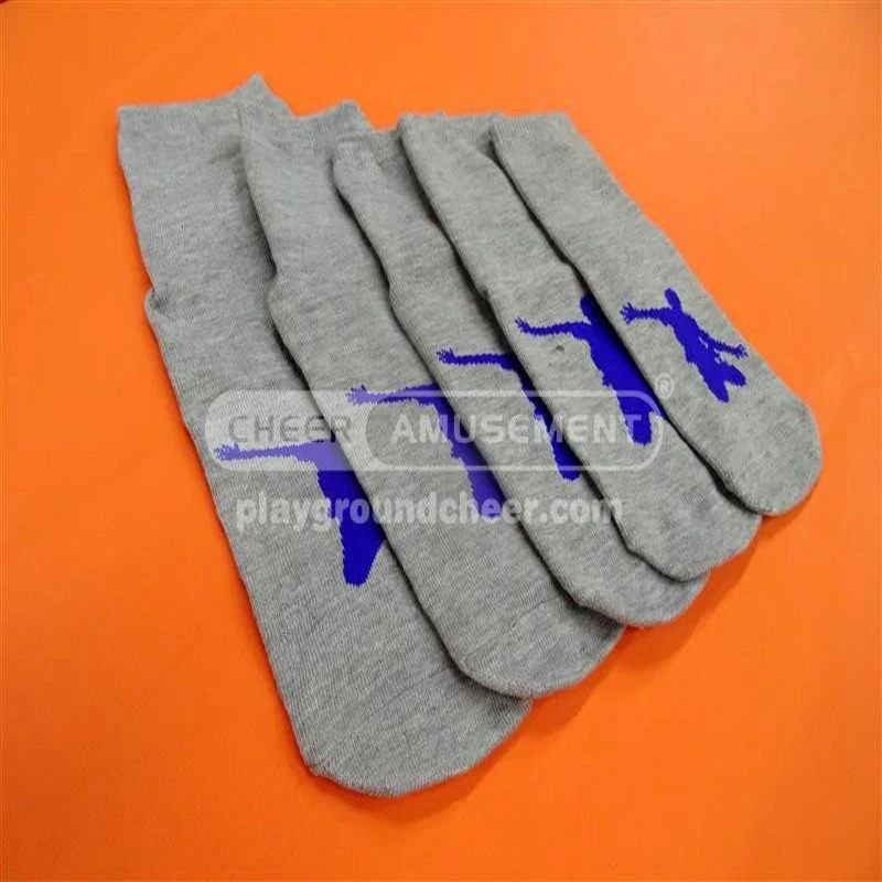 Anti-slip Indoor Trampoline Park Socks with Anti-bacterium and Odor-proof function, Soft and Breathable, Suits for Sports