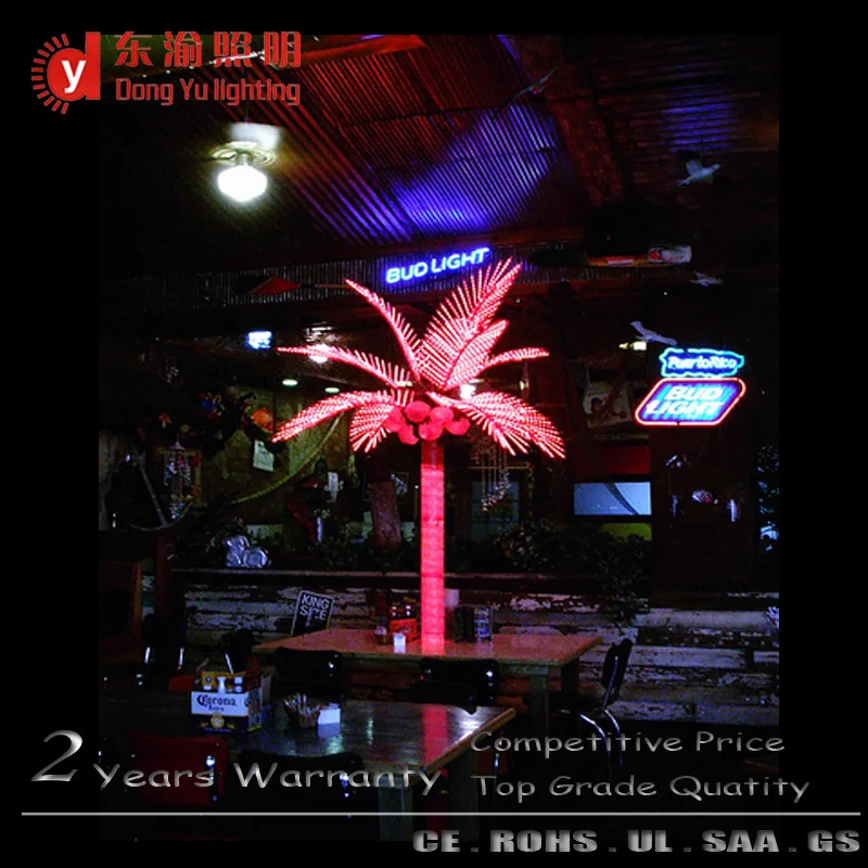 IP65 Outdoor Decoration Lights LED Artificial Coconut Neon Palm Tree Light