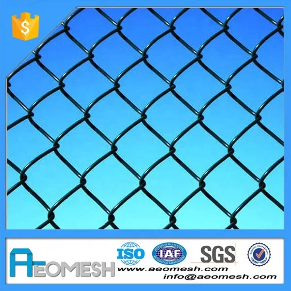 AEOMESH Guangdong hot selling cheap 7ft and 9 gua chain link fence kenya