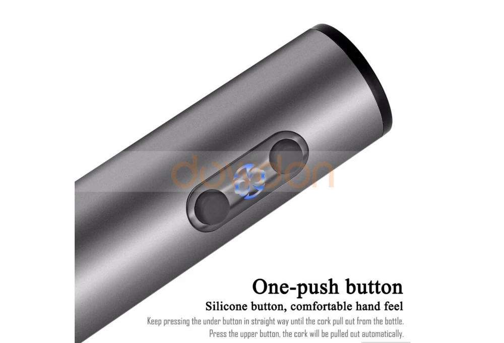 Electric Wine Opener Battery Operated Red Wine Bottle Opener Auto Corkscrew with Foil Cutter