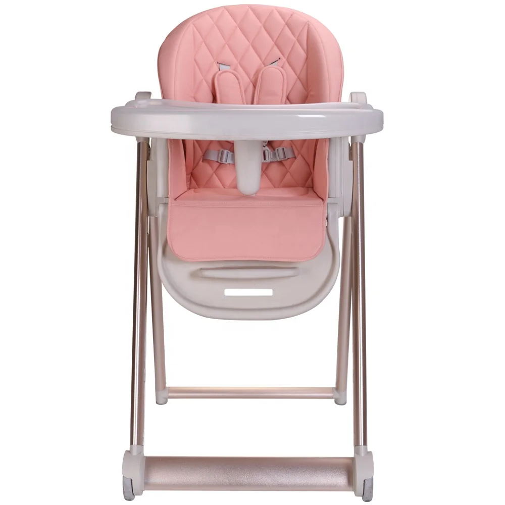 multi-functional kid high chair baby dinning with adjustable leg height