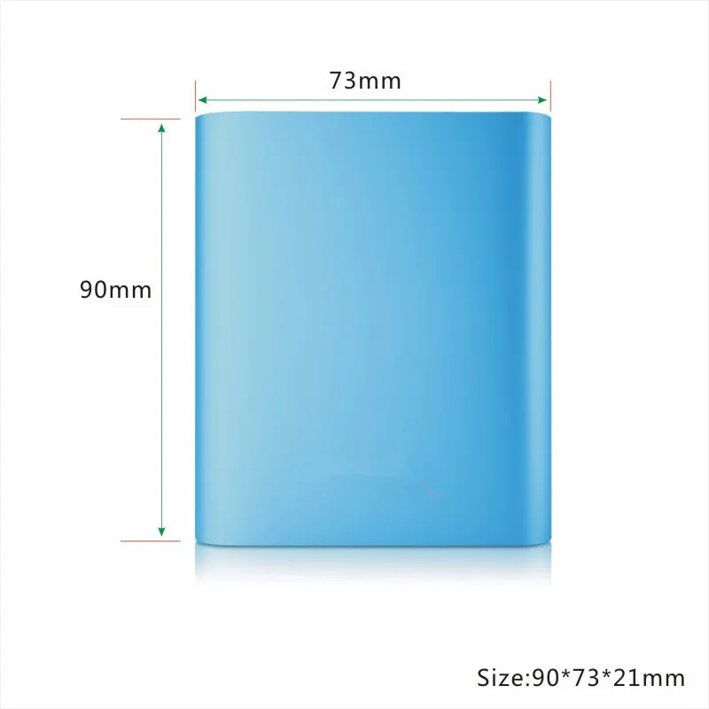
Wholesale 5V 2.1A fast charging power bank 10400 mah blue golden colors with CE ROHS 4 LED indicators 