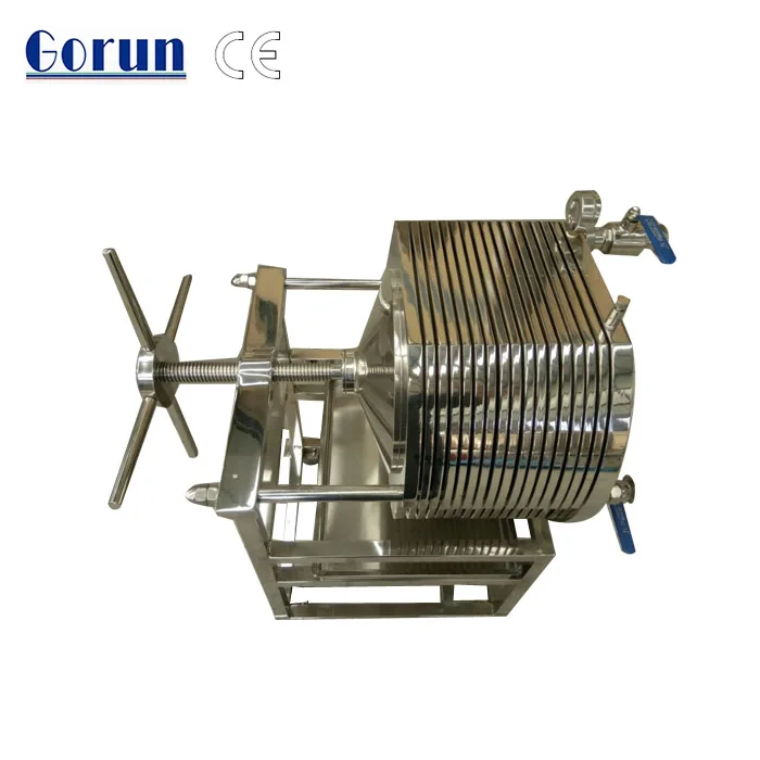 
stainless steel plate and frame filter press brewing Mash Filter wine filter 