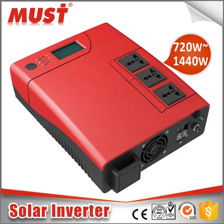 Must pv1100 plus best price 1000w power PV inverter with 50A PWM solar charger