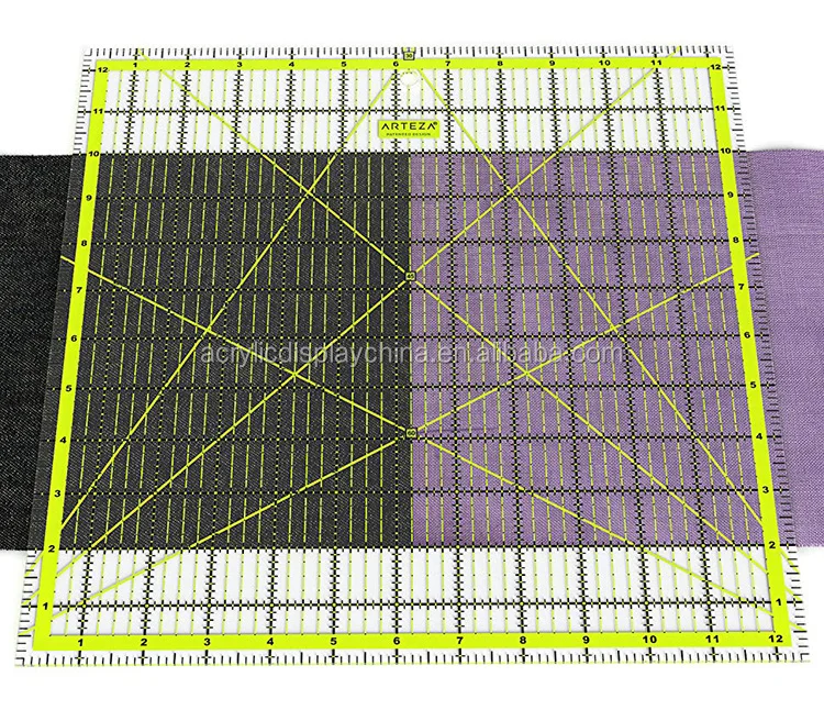 Линейка для квилтинга, длина 6,5 дюйма х 24 дюйма, лазерная резка