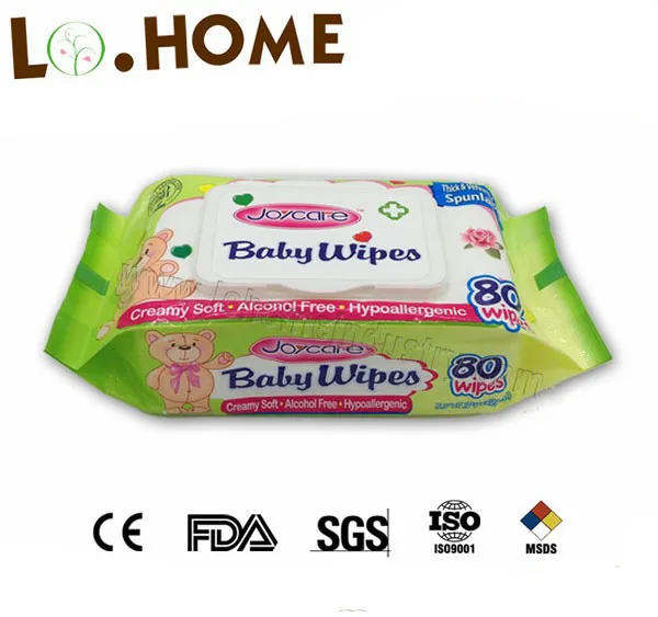 
high quality alcohol free private label biodegradable baby wipes Happy baby babyhood tender baby wet wipes 