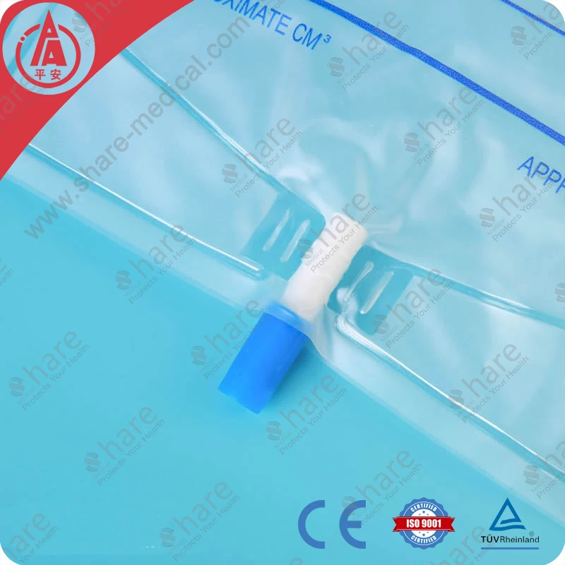 Hot sale china manufacturer of sterile adult urine bag 2000ml with pull-push valve