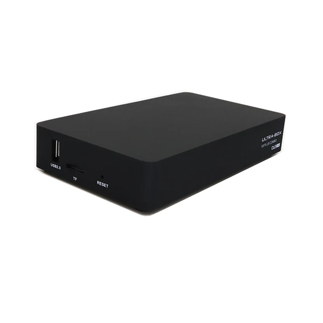 ULTRA-BOX V8 PRO COMBO ANDROID TV BOX DVB-S2+T2 H.265 HEVC & OSCAM & STAL SUPPORTED