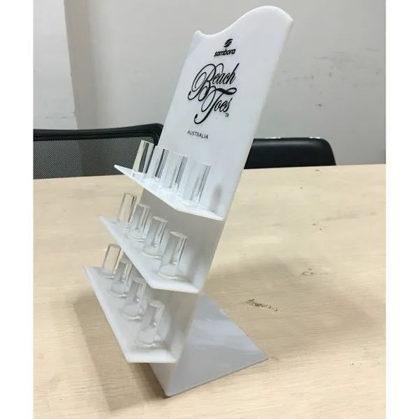 Custom jewelry store counter top acrylic earring ring holder display stand