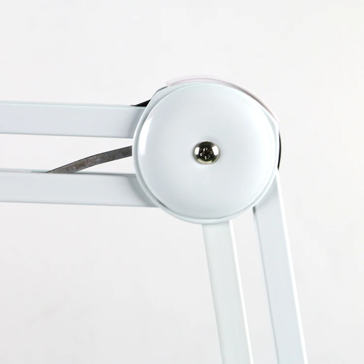 Table 4x 6x 10x 15x 20x 30x diopter led cold light magnifier lamp square beauty, magnifier lamp with metal clamp