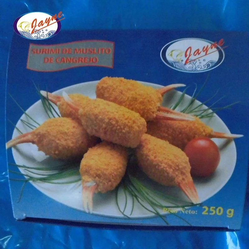 Chinese factory excellent quality delicious frozen breaded crab claws for sale