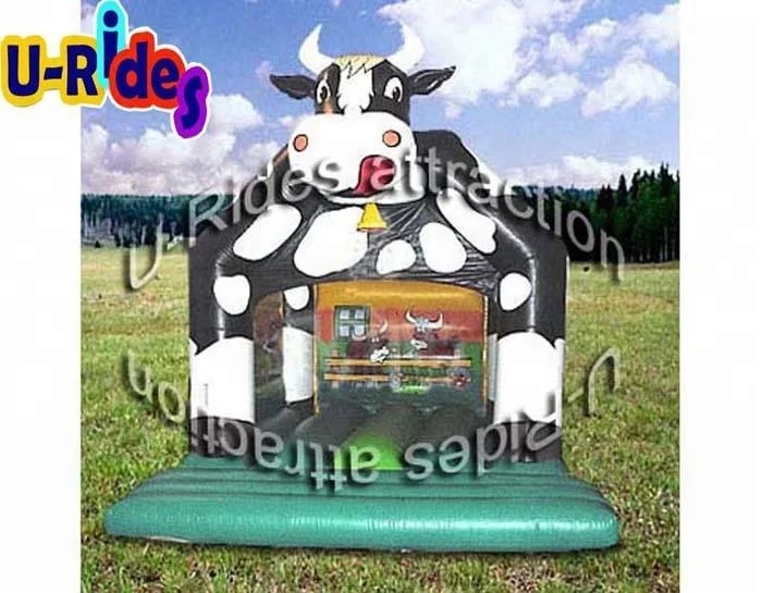 Wholesale Inflatable Trampolines From China Premium Bounce jumping castles small cow inflatable Air bouncer for amusement park