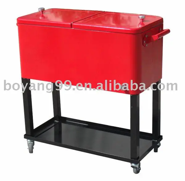 retro metal outdoor cooler