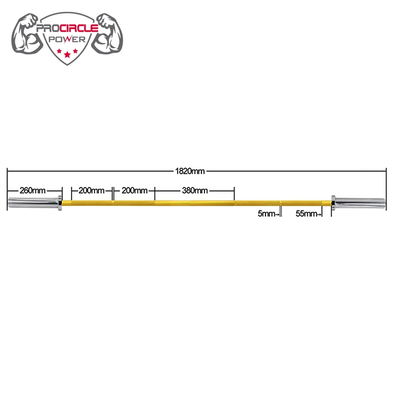 Gymnasium Power Lifting Strength Training Fitness Barbell Weight Bar