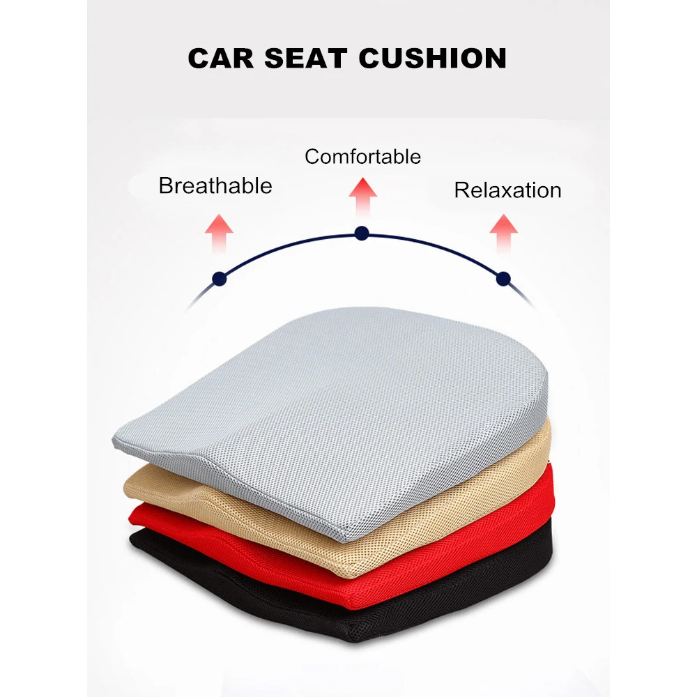 
Polyester Breathable Memory Foam Car Seat Cushion for Height Auto Accessories Seats Increase 