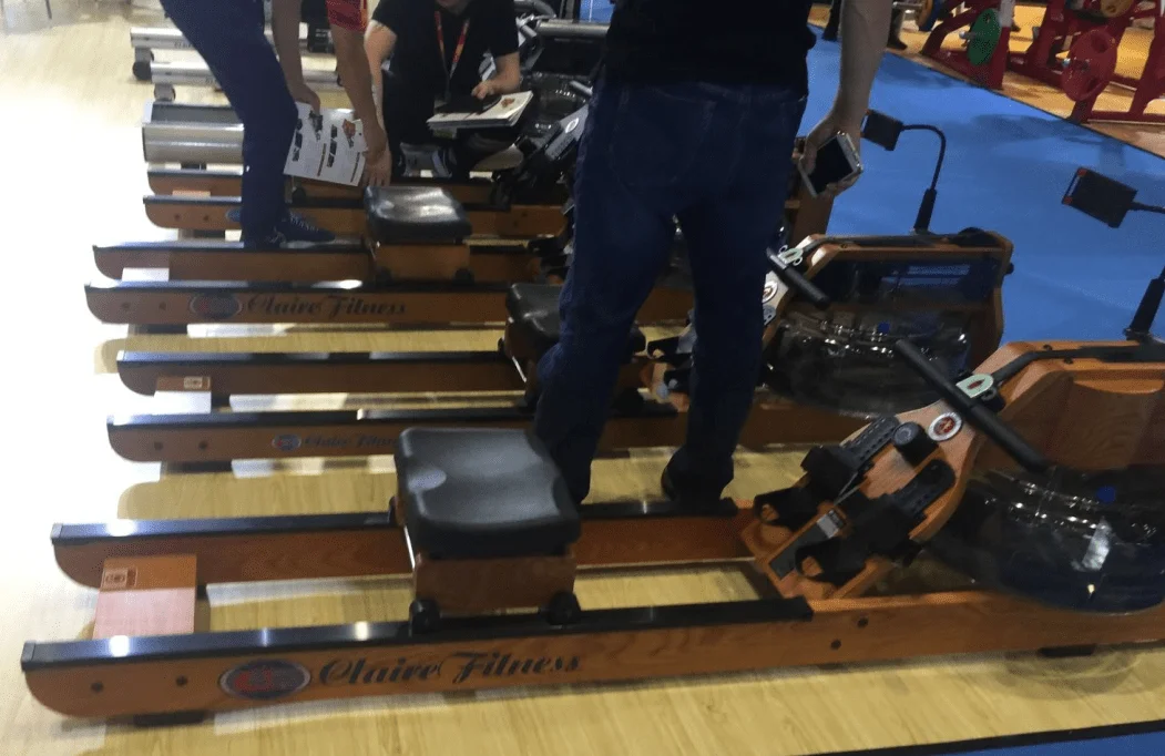 Hot Sales Convenient Movable Folded  Water Row Machine For Cardio workout