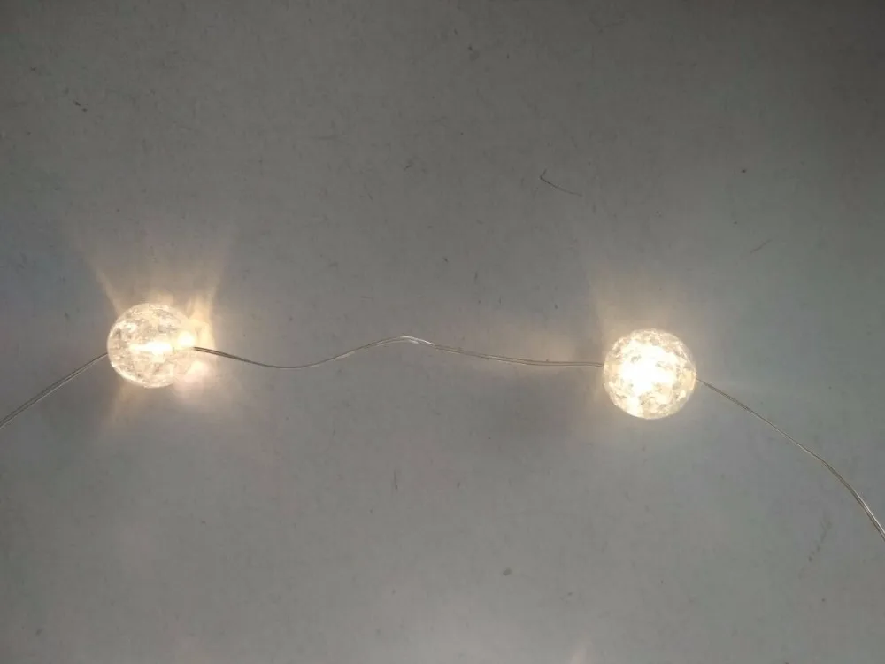 Nordic Baby Decor Wedding Lamp Centerpieces Chinese Wholesaler Copper Wire Small Glass Ball Lights Pearl String Light