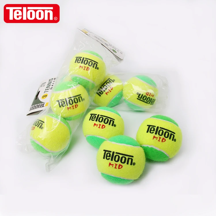 ITF Approved Brand Teloon OEM low Pressurized children/kids training tennis ball for Stage 1