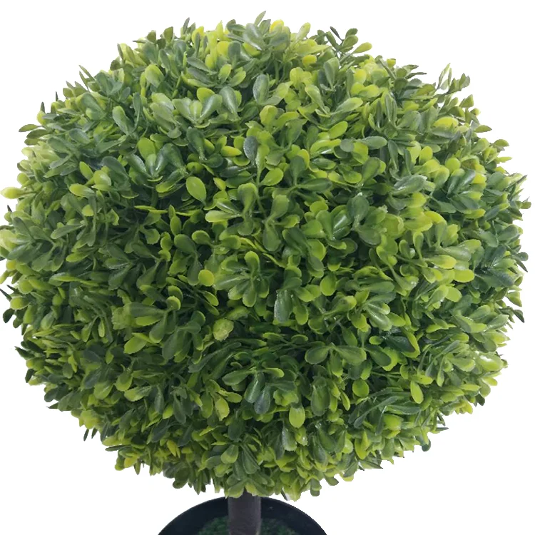 60cm Artificial boxwood ball wreath grass plant topiary bonsai trees