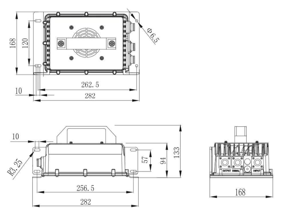 72V 2KW portable car battery charger