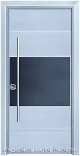 seeyesdoor strong security steel door gate black aluminum entrrance doors in exterior