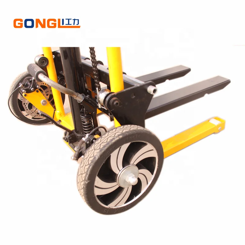 
Hydraulic platform manual hand mini pallet stacker forklift for sale 