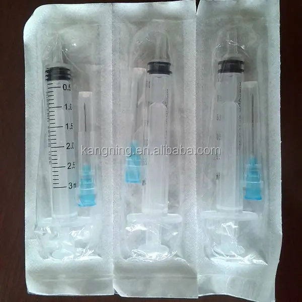 Disposable Syringe with needle, slip/lock-Factory price
