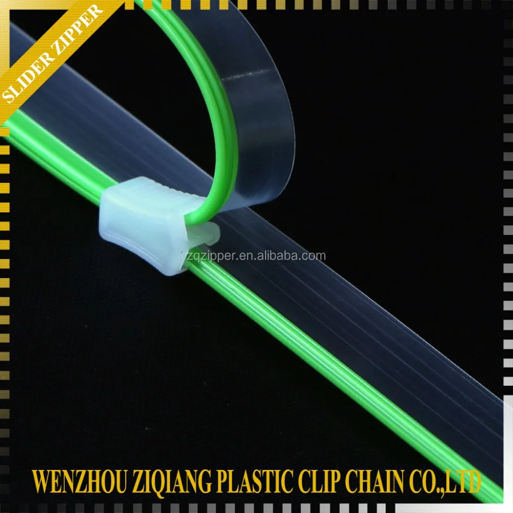 Высококачественная молния из полиэтилена со слайдером, молния для сумки