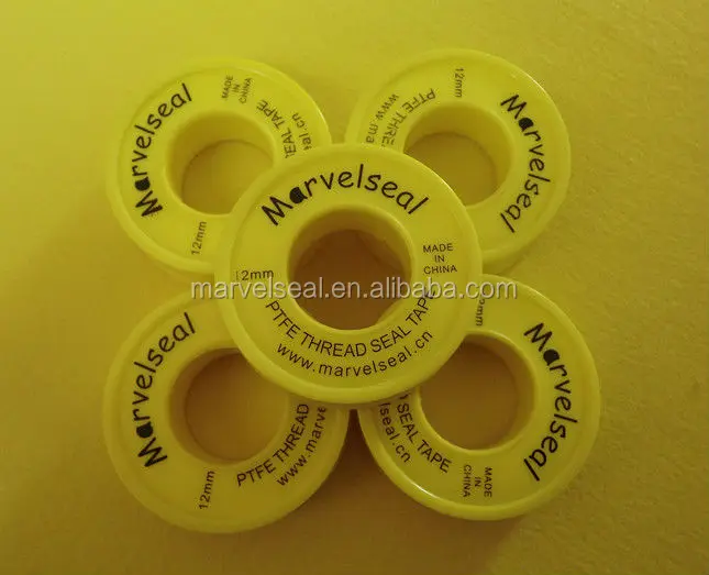 Hot selling ptfe thread seal tape with low price Cinta de ptfe de 0,1mm de grosor para sellado white