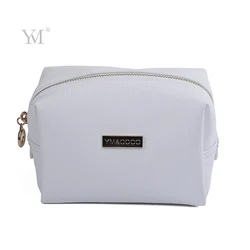 Travel Leather Organizer Luxury Waterproof Fashion Lady Eco-friendly Logo Woman Cosmetic Bag