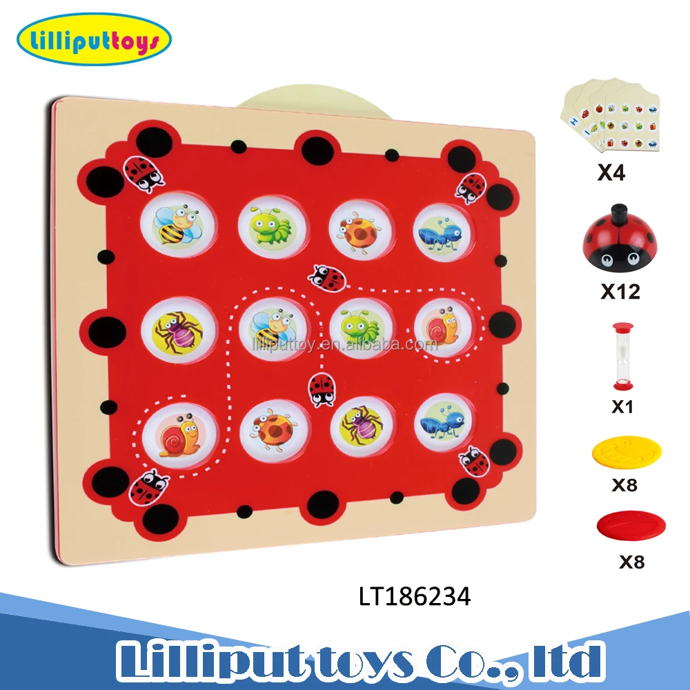 
Board Game Memory Matching Pair Game Kids Play IQ Brain Train Educational Toys 