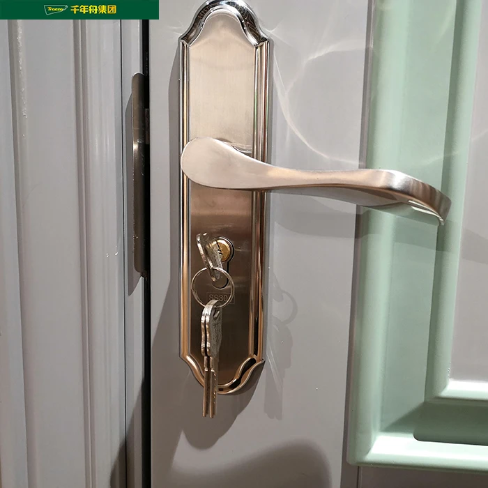 New European Design High Quality Indoor Mixed Oil Bedroom Front Entrance Interior MDF Wooden Firerated Door 2100*900mm