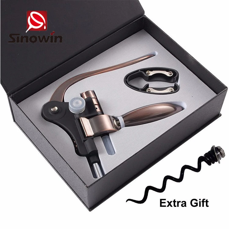 Бронзовый штопор с кроликом и Набор для резки фольги вина подарочный набор