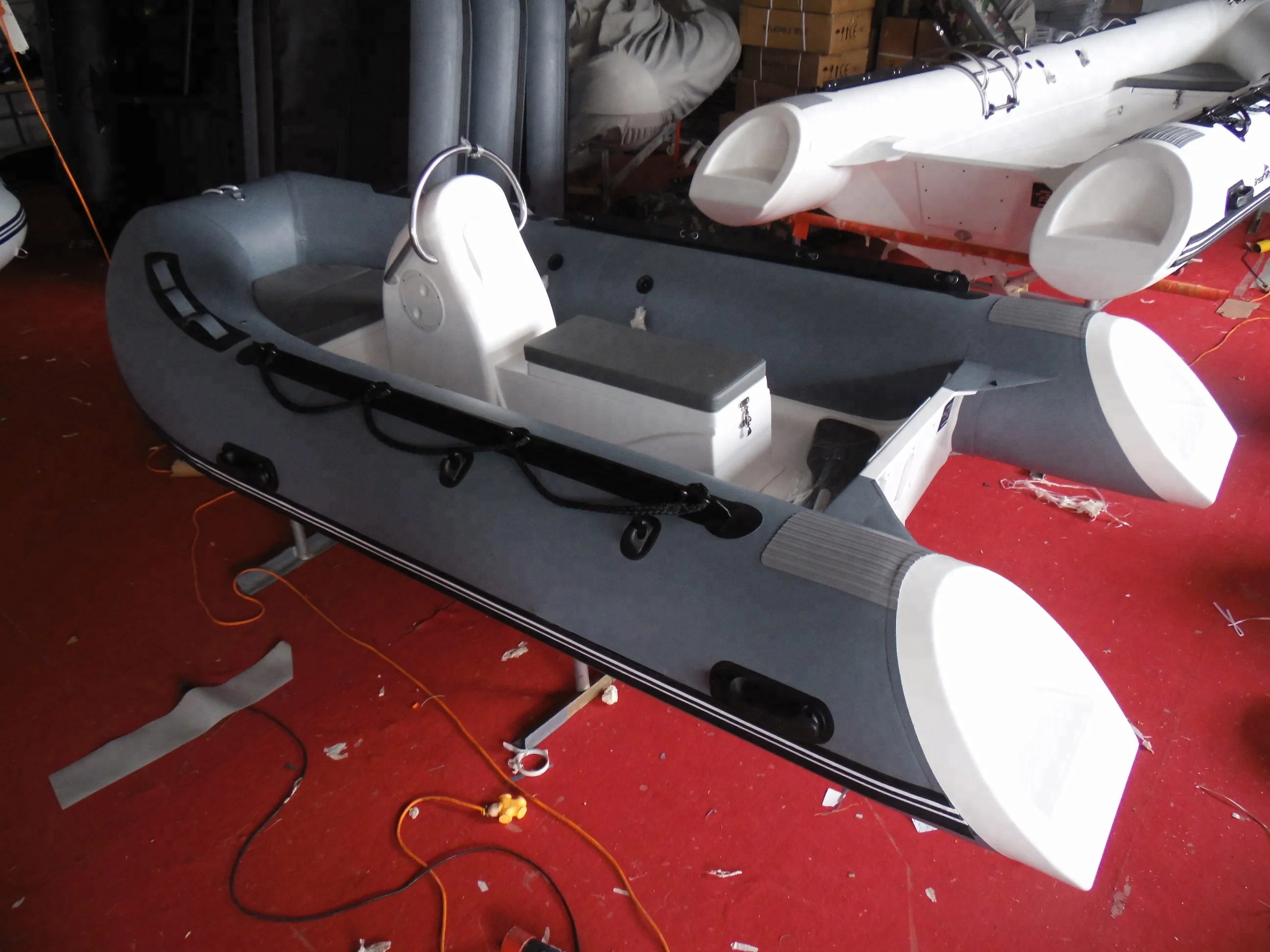 Фабричная лодка из стекловолокна и ПВХ 360, надувная лодка для продажи