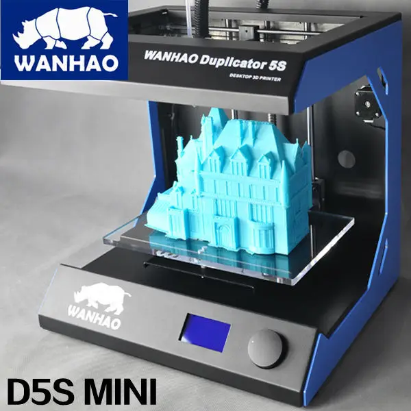 WANHAO D5S desktop mini SD or USB2.0 printer 3d printer for metal parts