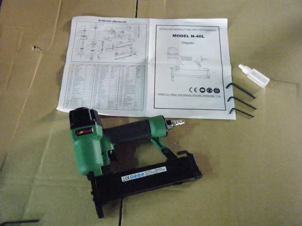 N-40L, 16GA, 11.1MM CROWN, LIGHT DUTY SENCO N STAPLE PNEUMATIC STAPLER