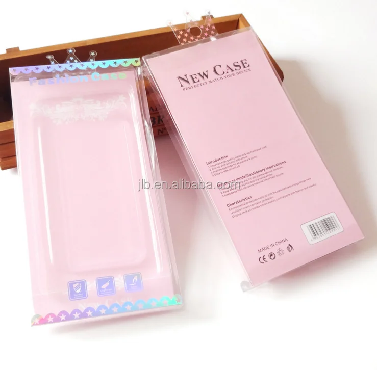 Custom gift packaging box mobile phone cover plastic packaging