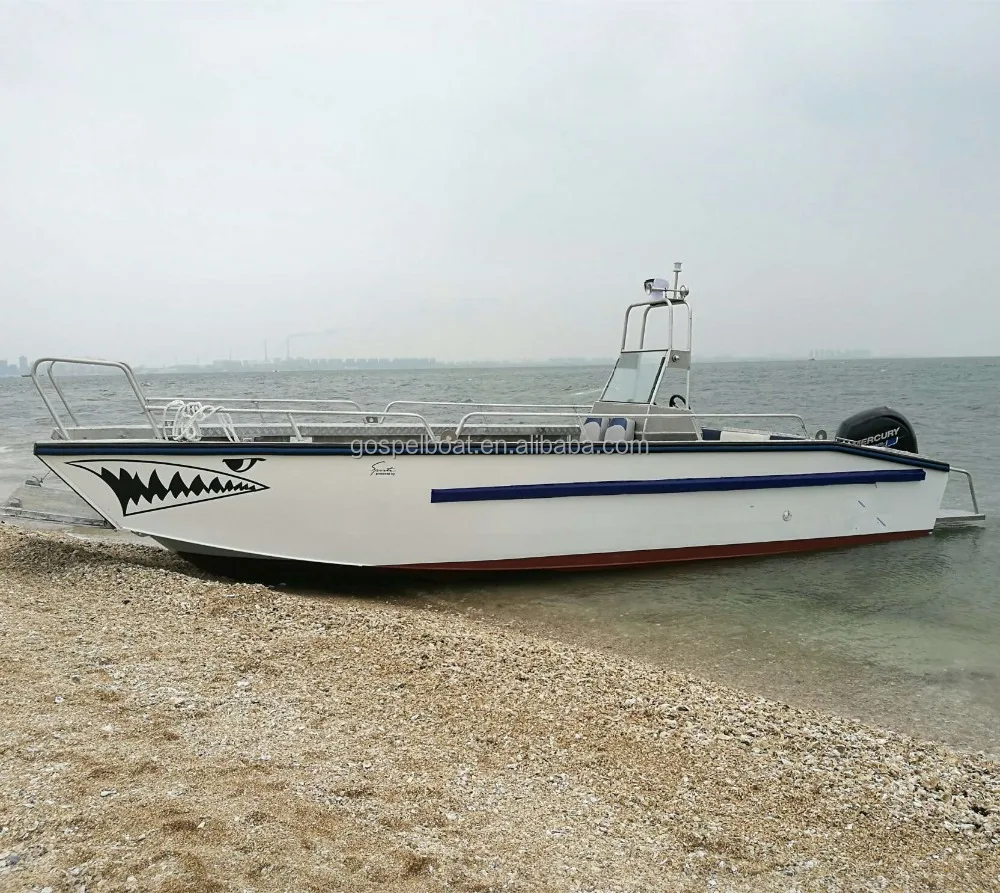 8m aluminum landing craft work boat for sale