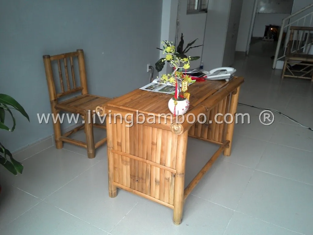 мебель для дома, бамбуковом столе, офисный стол