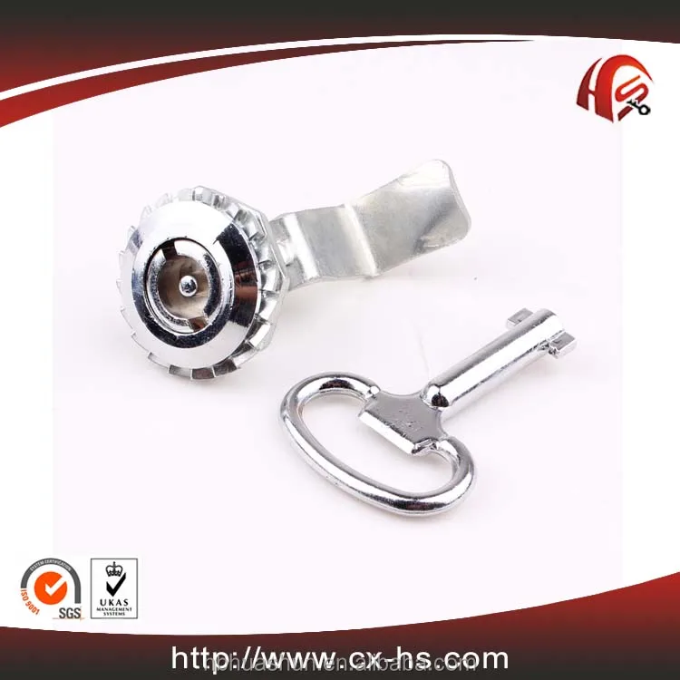 HS705 zinc alloy die-cast housing and cylinder hardware fitting electronic cabinet Triangle Type Cam Lock