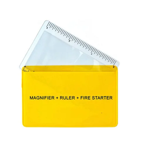 Credit Card Sized Magnifying Lens 3X