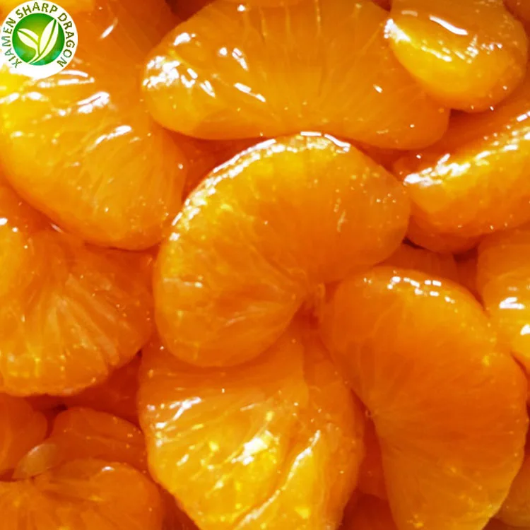Peeled fruit canned mandarin orange segments in price