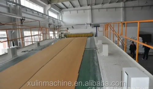 xulin machines in series of corrugated cardboard production line