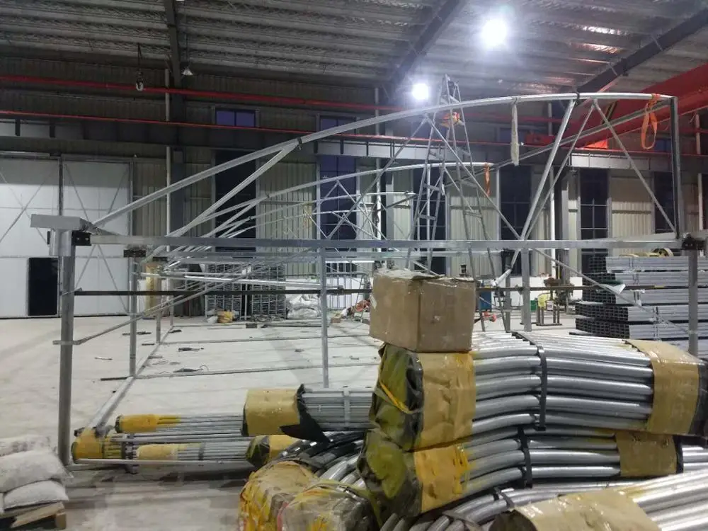 Sawtooth Roof Vent Greenhouse Reinforced Plastic Greenhouse for Nursery