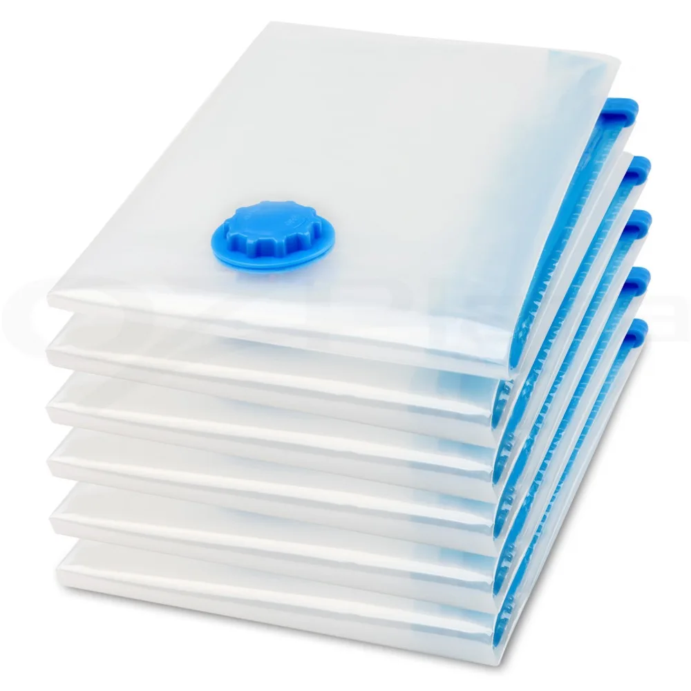 Vacuum storage bags for cloths and bedding