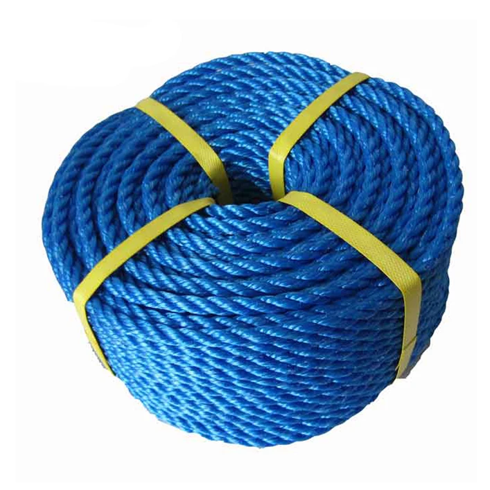 industrial PP string nylon 8mm 3 strand Laid rope twisted packaging rope