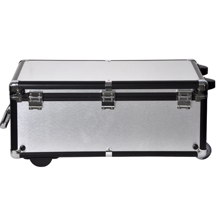 Long reinforce durable hardware flight equipment aluminum tool case