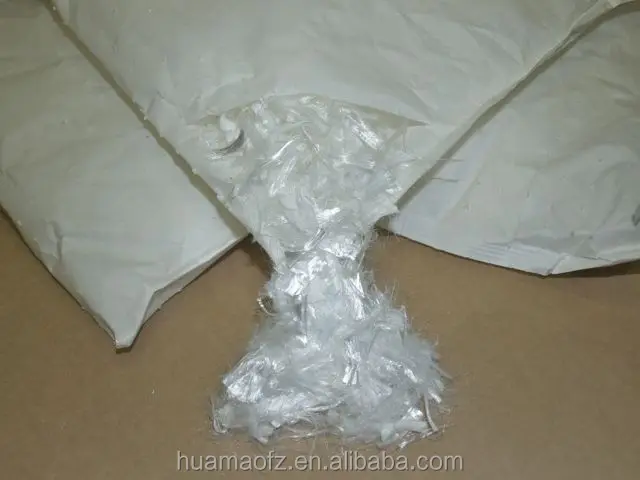 Упаковка бумажных пакетов 600 г, полипропиленовые волокна, микрофибра, фибра Huamao, бетон 100% полипропилен, белый цвет 0,9 г/м3 560-570 22-30%