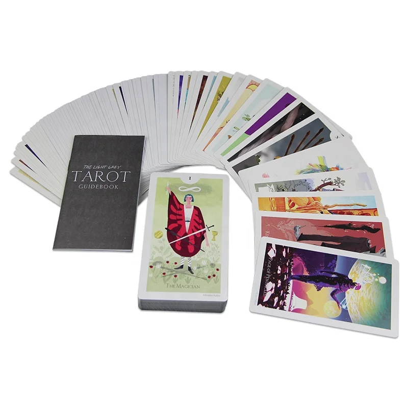 Colorful Tarot Cards Deck Card Printing Chinese Oracle Cards