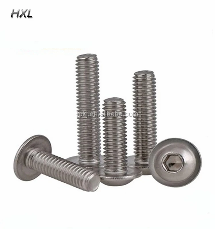 DIN967 din 967 M3 m4 m5 Cross Recessed Pan Head Screws With Collar Phillips Machine screw flange Washer Head Screws